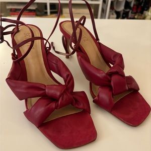 Schutz cherry sandals